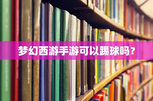 梦幻西游手游可以踢球吗？