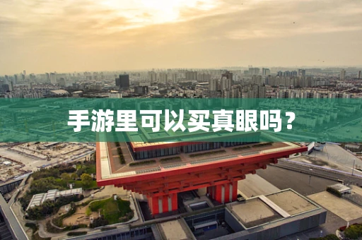 手游里可以买真眼吗？
