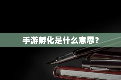 手游孵化是什么意思？