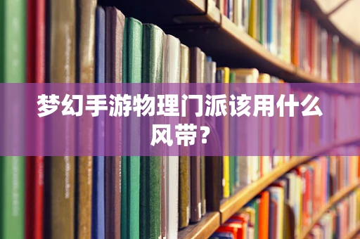 梦幻手游物理门派该用什么风带？