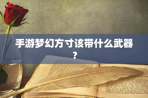 手游梦幻方寸该带什么武器？