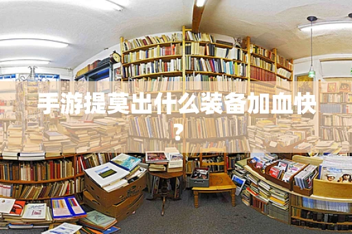 手游提莫出什么装备加血快？