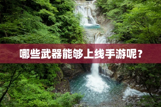 哪些武器能够上线手游呢？