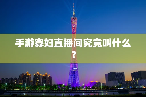 手游寡妇直播间究竟叫什么？