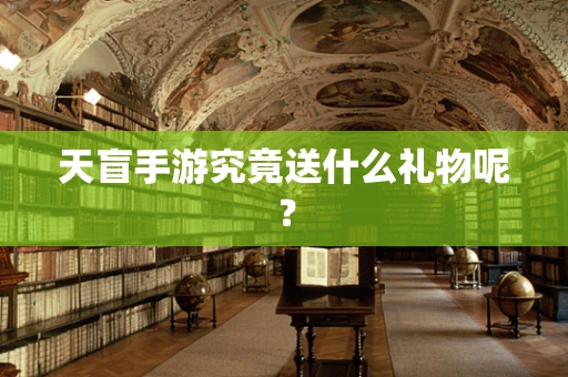 天盲手游究竟送什么礼物呢？