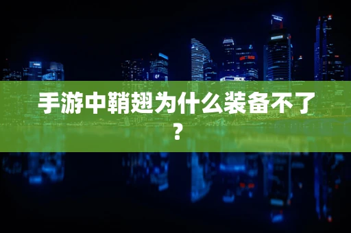手游中鞘翅为什么装备不了？
