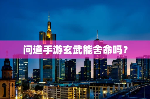 问道手游玄武能舍命吗？
