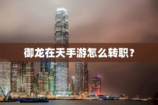 御龙在天手游怎么转职？