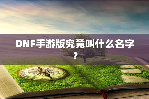 DNF手游版究竟叫什么名字？