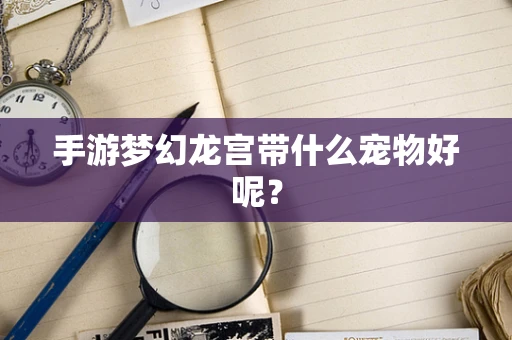 手游梦幻龙宫带什么宠物好呢？