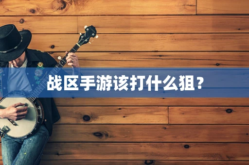战区手游该打什么狙？