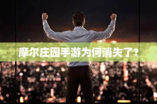 摩尔庄园手游为何消失了？