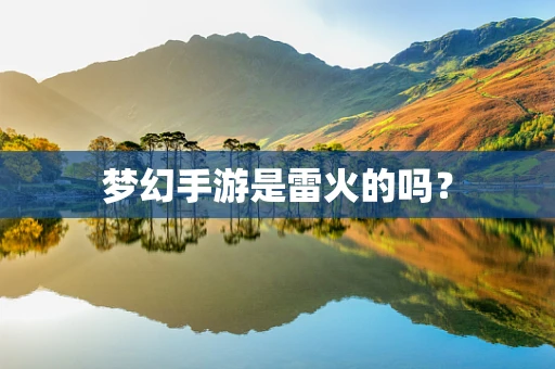 梦幻手游是雷火的吗？