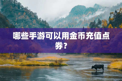 哪些手游可以用金币充值点券？