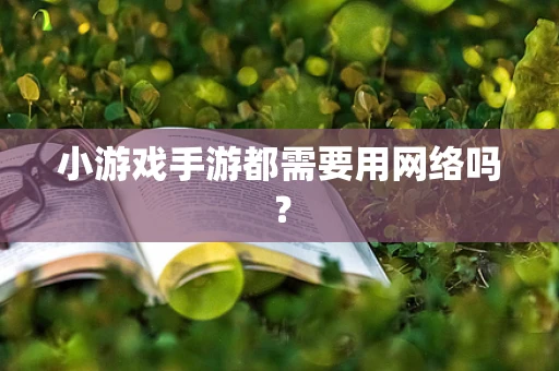 小游戏手游都需要用网络吗？