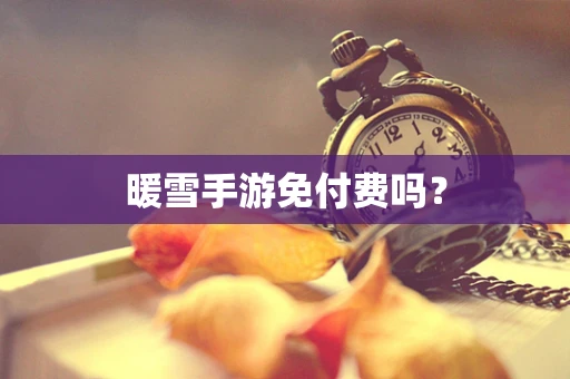 暖雪手游免付费吗？