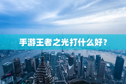 手游王者之光打什么好？