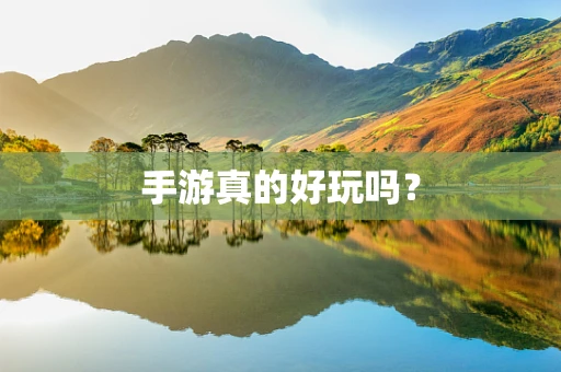 手游真的好玩吗？