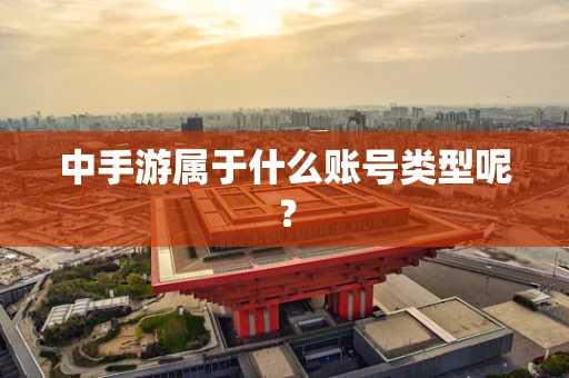 中手游属于什么账号类型呢？