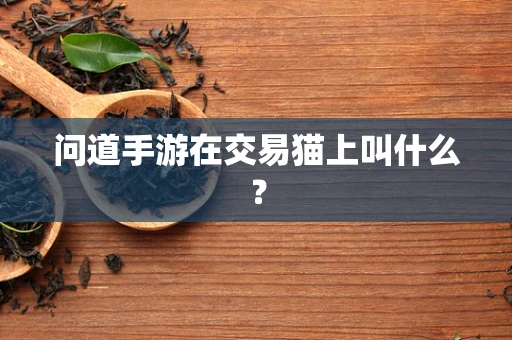 问道手游在交易猫上叫什么？