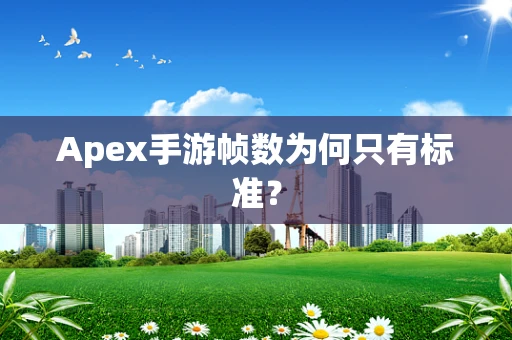 Apex手游帧数为何只有标准？