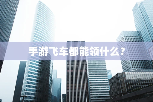 手游飞车都能领什么？