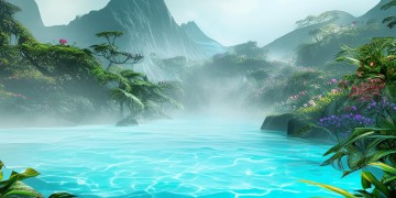 梦回山海手游里有温泉吗？